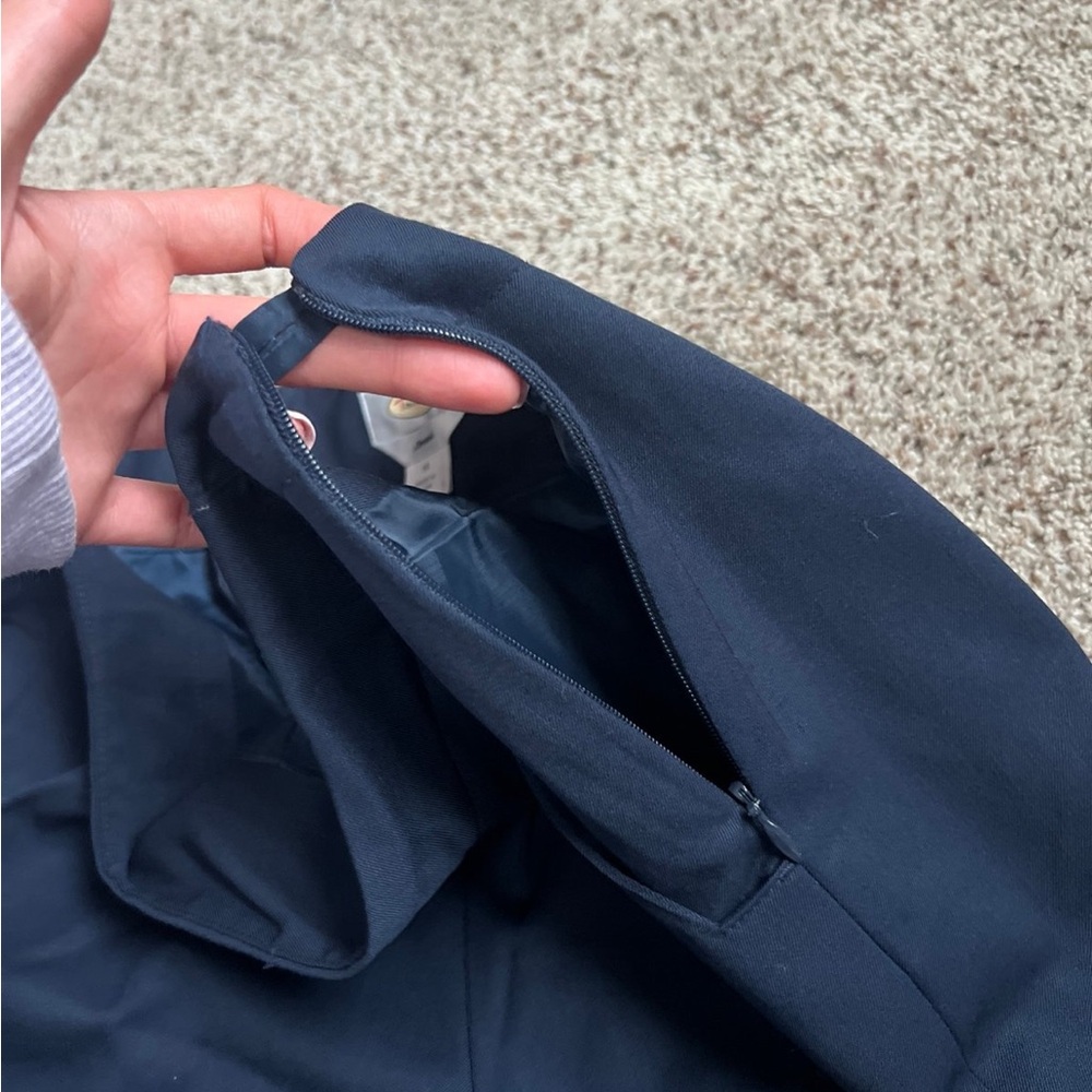 Talbots Stretch Wool Dress Pants Lot of 3 Size 14 Brown Gray Navy Blue - Picture 8 of 11